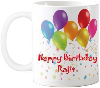 Exoctic Silver Rajit Happy Birthday Gift 58 Ceramic Coffee Mug Price In India Buy Exoctic Silver Rajit Happy Birthday Gift 58 Ceramic Coffee Mug Online At Flipkart Com Hope this special day will be full of laugh and funny minds. flip kart