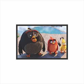 Mad Masters Uv Print Angry Birds Wall Art Painting With Frame For