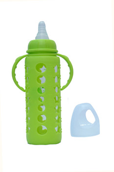 organic kidz glass feeding bottle
