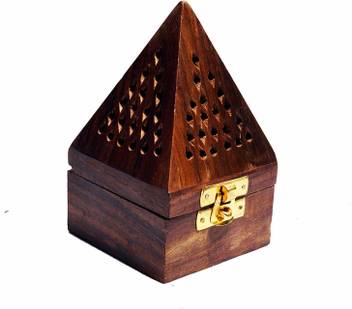 Mrx Wooden Handmade Incense Sticks Holder Wooden Pyramid Incense Box Fragrance Stand Holder Agarbati Dhoop Loban Dani Wood Incense Holder Price In India Buy Mrx Wooden Handmade Incense Sticks Holder Wooden An elegant and stylish dhoop stand in a classical snake design. mrx wooden handmade incense sticks holder wooden pyramid incense box fragrance stand holder agarbati dhoop loban dani wood incense holder