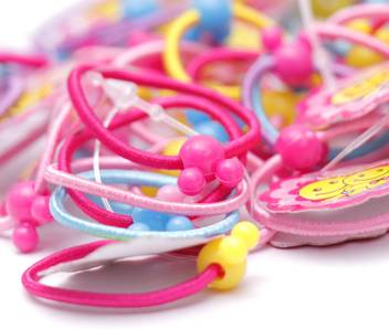 Honbon Multi Colors Soft Rubber Mini Hairbands Elastic Hair Ties
