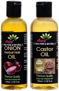Bejoy Premium Onion Regrowth Oil And Castor Oil Combo Hair Oil