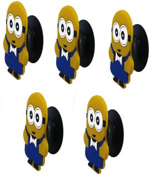 Fuzion Pack Of 5 Minion 3d Selfie Stand Mobile Holder Price In