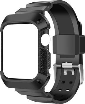 Aircase Rugged Protective Case With Strap For Apple Watch Series 4 3 2 1 40mm 38mm Smart Watch Strap Price In India Buy Aircase Rugged Protective Case With Strap For Apple Watch