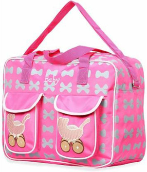 pink baby diaper bag