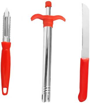Protos India Net 3 In 1 Kitchen Gas Lighter Knife Peeler Knife