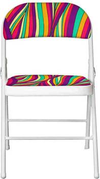 Nutcase Colorful Strips Metal Outdoor Chair Price In India Buy Nutcase Colorful Strips Metal Outdoor Chair Online At Flipkart Com