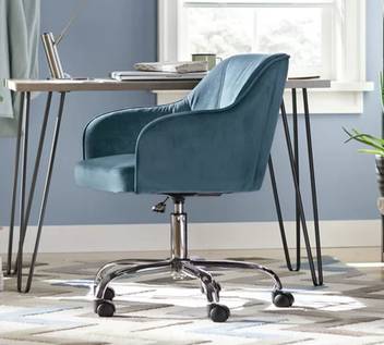 Lakdi The Furniture Co Swivel Office Lounge Chair With Chrome