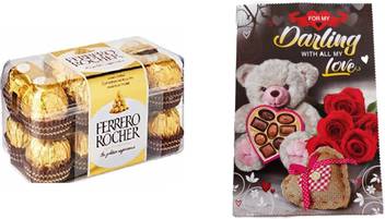 Ferrero Rocher Chocolates With Anniversary Greeting Card Combo Price In India Buy Ferrero Rocher Chocolates With Anniversary Greeting Card Combo Online At Flipkart Com