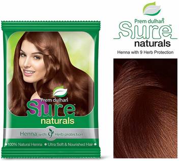 Prem Dulhan Sure Natural Henna Based Hair Colour Mehndi Powder