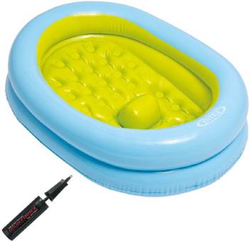 Yamama Baby Bath Tub With Manual Hand Pump Intex Set Inflatable