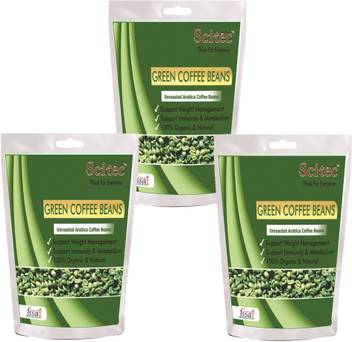 Scitec Green Coffee Beans For Weight Management Belly Fat Burner 400g Pack Of 3 Roast Ground Coffee Price In India Buy Scitec Green Coffee Beans For Weight Management