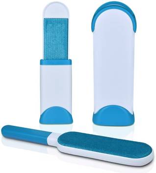 Clomana Pet Fur Remover Pet Hair Brush With Self Cleaning Base