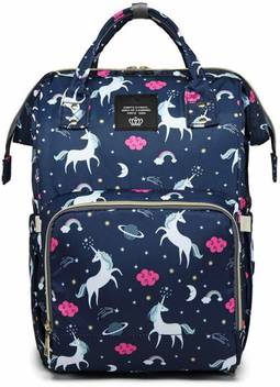 House Of Quirk Diaper Backpack For Waterproof Nappy Bag Rucksack Maternity Backpack Bag Darkblue Unicorn Diaper Bag Buy Baby Care Products In India Flipkart Com