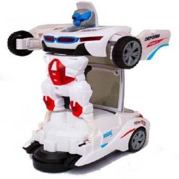 Devew Robot Deform Auto Function Speed Car With 3d Special Light Transforming Car Into Robot Multicolor Robot Deform Auto Function Speed Car With 3d Special Light Transforming Car