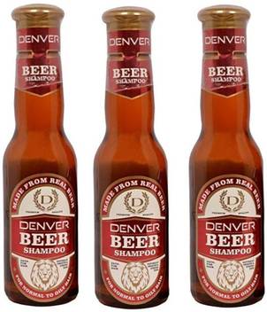Denver Beer Shampoo 300ml Pack Of 3 100ml 3 Price In India