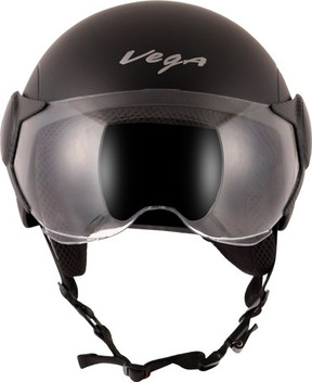 VEGA Atom Motorbike Helmet (Dull Black