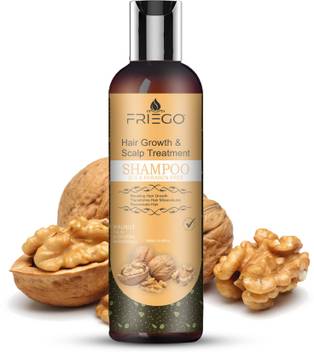 Friego Hair Growth Scalp Treatment Shampoo With Walnut Tulsi Aloevera Men Women Price In India Buy Friego Hair Growth Scalp Treatment Shampoo With Walnut Tulsi Aloevera Men Women Online