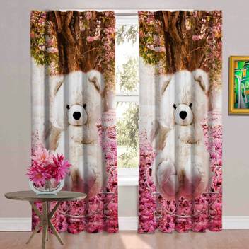 Gold Touch 272 Cm 9 Ft Polyester Long Door Curtain Pack Of 2 Gold Touch 272 Cm 9 Ft Polyester Long