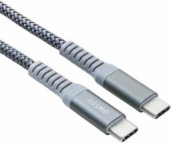 Ausmo 6ft Type C To Type C Usb 3 1 Gen 1 Fast Charge Nylon Braided 3 A 1 8 M Aluminium Usb Type C Cable Ausmo Flipkart Com