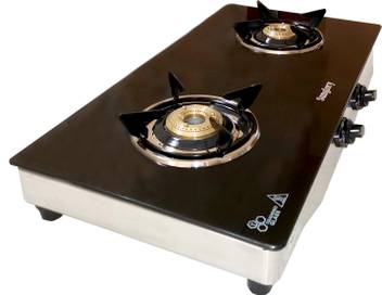 Sunglory 2 Brass Burner Set Black Stainless Steel Manual Gas Stove Price In India Buy Sunglory 2 Brass Burner Set Black Stainless Steel Manual Gas Stove Online At Flipkart Com