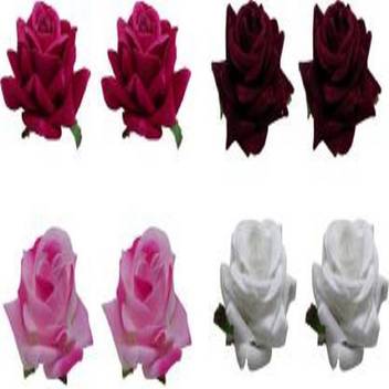 Paru Craft Combo Of Hair Flowers Accessories Rose Hair Clip For Women And Girls Hair Pin Price In India Buy Paru Craft Combo Of Hair Flowers Accessories Rose Hair Clip For