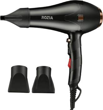 Rozia Hair Dryer With Anti Frizz Ionic Conditioning Extra Fast Powerful Heat Blow Dryer Compact Lightweight Blow Dryer Salon Grade Electric Hair Dryer For Women Men Hc8305 Hair Dryer Rozia