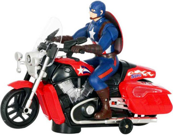 captain america motorcycle toy