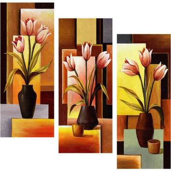 Art Amori Beautiful Flower With Vase In Abstract Background 3