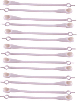 elastic shoe laces white
