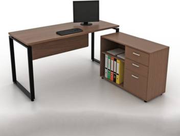 Lakdi Modern Contemporary L Shape Home Office Laptop Computer Desk With 2 Shelves And 2 Drawers Engineered Wood Study Table Price In India Buy Lakdi Modern Contemporary L Shape Home Office