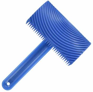 Futurekart 4 Inch Handle Rubber Wood Graining Pattern Wall