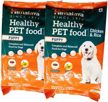 Himalaya Healthy Pet Food Chicken Rice Puppy 400g Chicken Rice 0 4 Kg 2x0 2 Kg Dry New Born Dog Food Price In India Buy Himalaya Healthy Pet Food Chicken Rice