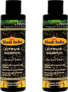 Khadi Abeers Citrus Shampoo For Oily Hair Pack Of 2 450ml