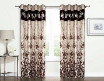 Nayaab 272 Cm 9 Ft Jacquard Door Curtain Pack Of 2 Buy