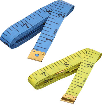 BODY MEASURING RULER SEWING CLOTH TAILOR TAPE MEASURE SOFT FLAT 60IN 150CM P//W