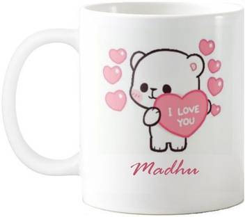Exocticaa Madhu I Love You Romantic Quotes 67 Ceramic Mug Price In