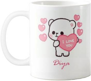 Exocticaa Diya I Love You Romantic Quotes 67 Ceramic Coffee Mug Price In India Buy Exocticaa Diya I Love You Romantic Quotes 67 Ceramic Coffee Mug Online At Flipkart Com