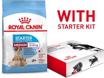 Royal Canin Medium Starter With Starter Kit Offer 4 Kg 2x2 Kg Dry Young Dog Food Price In India Buy Royal Canin Medium Starter With Starter Kit Offer 4 Kg 2x2