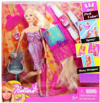 Kashti Fashion Doll Hair Color Design Salon Set With Accessories Toy Set For Small Girls Fashion Doll Hair Color Design Salon Set With Accessories Toy Set For Small Girls Encourage kids to express their own style with so many unique fashion looks! flipkart