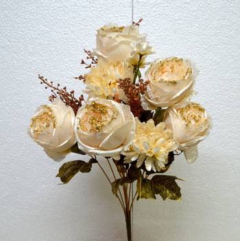 Vatika Artificial Rose Flowers Bunch 11 Branches For Home Decoration Office Decor Gift Items Decorative Item 50 Cm Length White Rose Artificial Flower Price In India Buy Vatika Artificial Rose Flowers