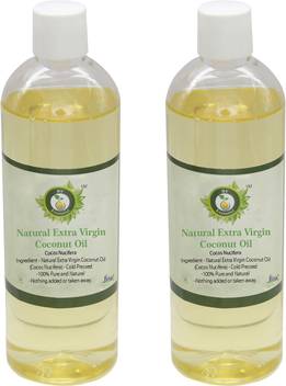 R V Essential Natural Extra Virgin Coconut Oil 100ml 100ml Cocos Nucifera 100 Pure And Natural Cold Pressed Pack Of Two Price In India Buy R V Essential Natural Extra Virgin Coconut