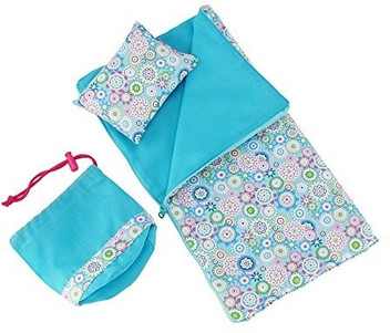 girls sleeping bag with pillow