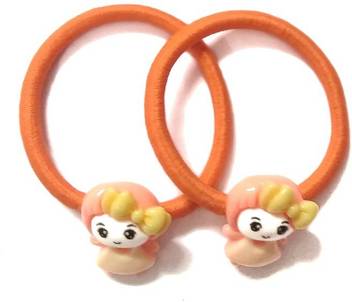 Elina Cartoon Embedded Orange Colour Rubber Band For Gilrs Pack Of 2 Rubber Band Price In India Buy Elina Cartoon Embedded Orange Colour Rubber Band For Gilrs Pack Of 2 Rubber