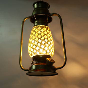 Afast Antique Pendant Hanging Lantern Lamp Light With Colorful