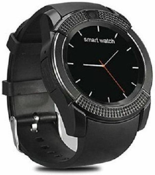 v8 smart watch black