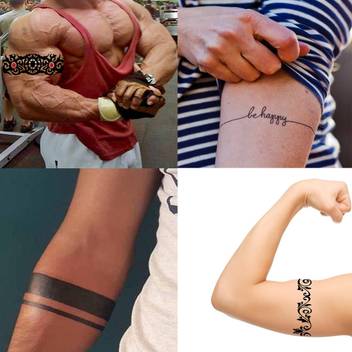 Hand Band Tattoo For Men