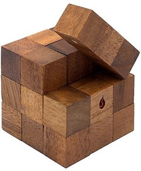 3x3 wooden cube puzzle