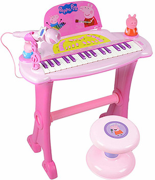 peppa pig keyboard and microphone
