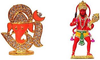 Bei Set Of 2 Lord Ganesha Statue Lord Hanuman Mandir Home Decor God Statue Gift Item Decorative Showpiece Decorative Showpiece 10 Cm Price In India Buy Bei Set Of,Asian Paints Home Decor